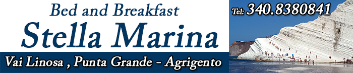 Stella Marina Bed and Breakfast - Realmonte - Via Linosa , Punta Grande - 340 838 0841 - Vetrina Diretta Facile - 