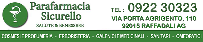 Parafarmacia Sicurello - Raffadali - Via Porta Agrigento, 110 - 0922 30323 - Vetrina Diretta Facile - 